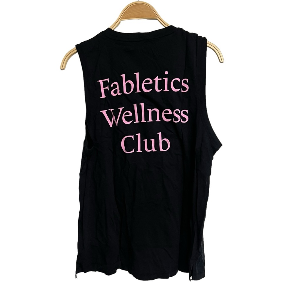 New Fabletics Welness Club 100% Cotton Tank Top - Picture 2 of 3